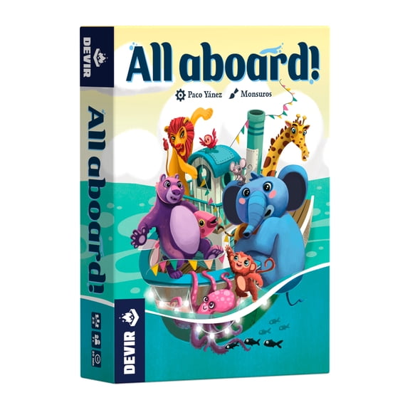Devir All Aboard! Family Card Game, Ages 7+, 2-5 Players