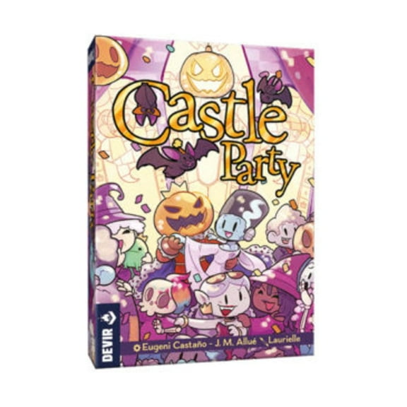 Devir - Castle Party, Board Game, Flip-and-Write Game, Family Game, Multilanguage, Age +8