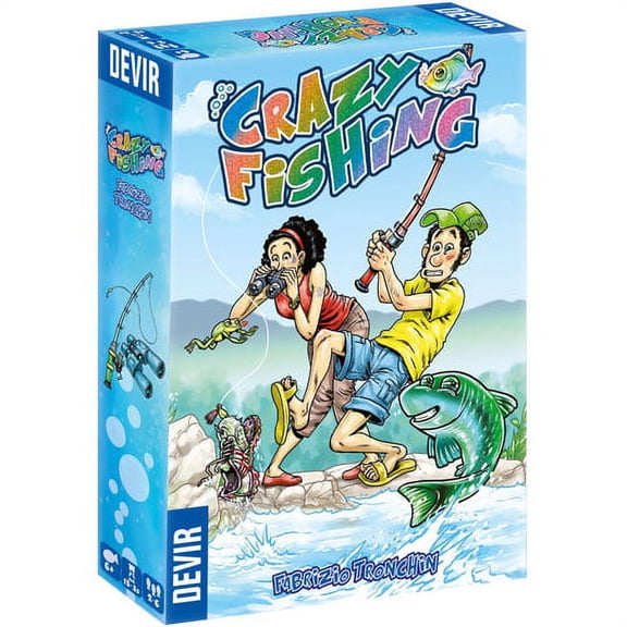 Devir - Crazy Fishing, Funny Kids Board Game, English, Age +6