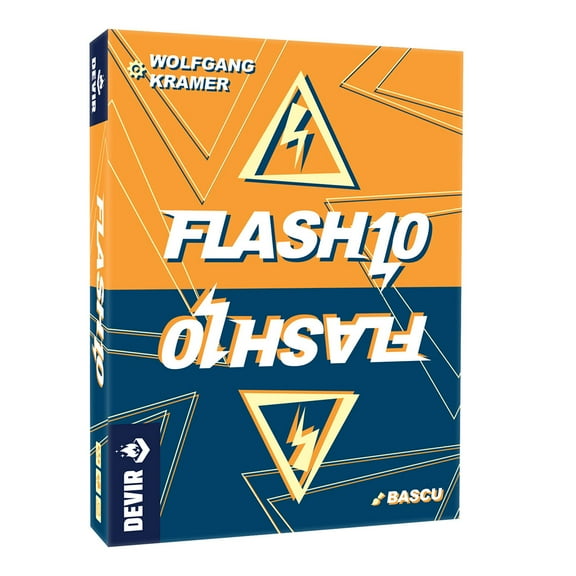 Devir - Flash 10, Devir Pockets, Fun and Fust Cards Game, Multilanguage, Age +8