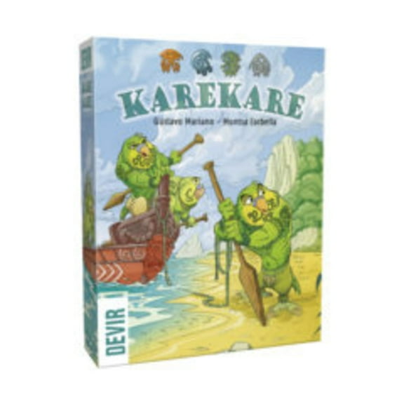 Devir - Karekare, Board Game with Friends,  English, Spanish, Portuguese, Age +10