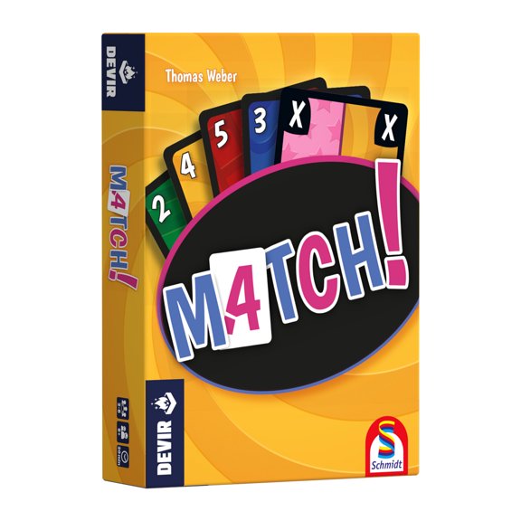 Devir Match! Pocket Card Game, Ages 8+, 2-6 Players
