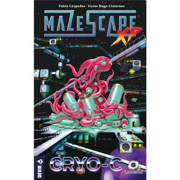 Devir - Mazescape XP: Cryo-C, Ingenious Individual Board Game, Multilanguage, Age +8