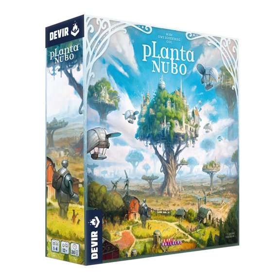 Devir - Planta Nubo Strategy Board Game for 14 Players Ages 12+, Solarpunk Worker Placement and Tile Placement Tabletop Game, 90-Minute Playtime