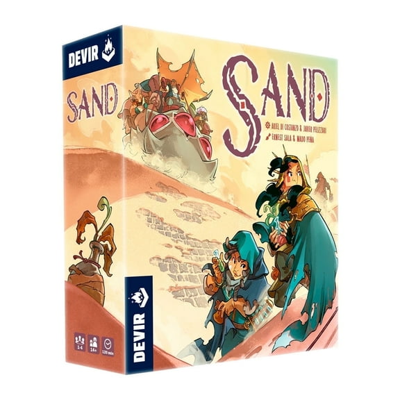 Devir - Sand, Strategy Board Game, Board Game with Friends, Multilanguage, Age +14