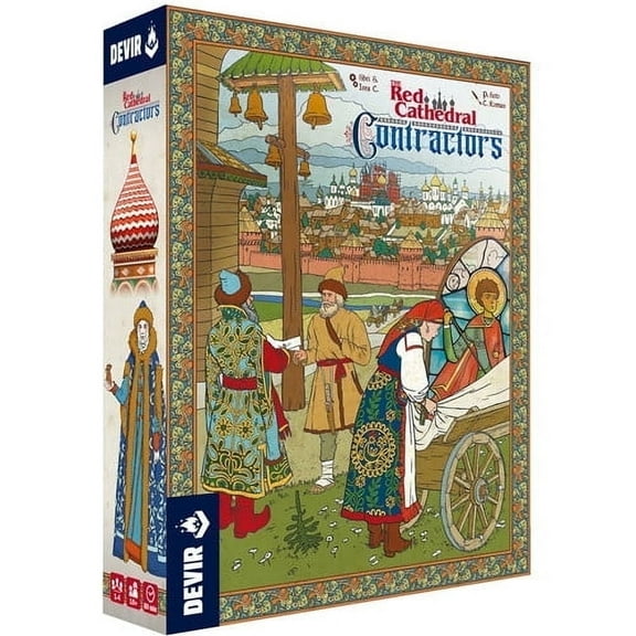 Devir - The Red Cathedral: Contractors Expansion, Board Game, Ingenious Game, with Friends, Multilanguage, Age +10