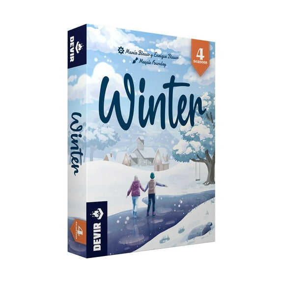 Devir - Winter, Devir Pockets, Fast Card Game, Multilanguage, Age +8