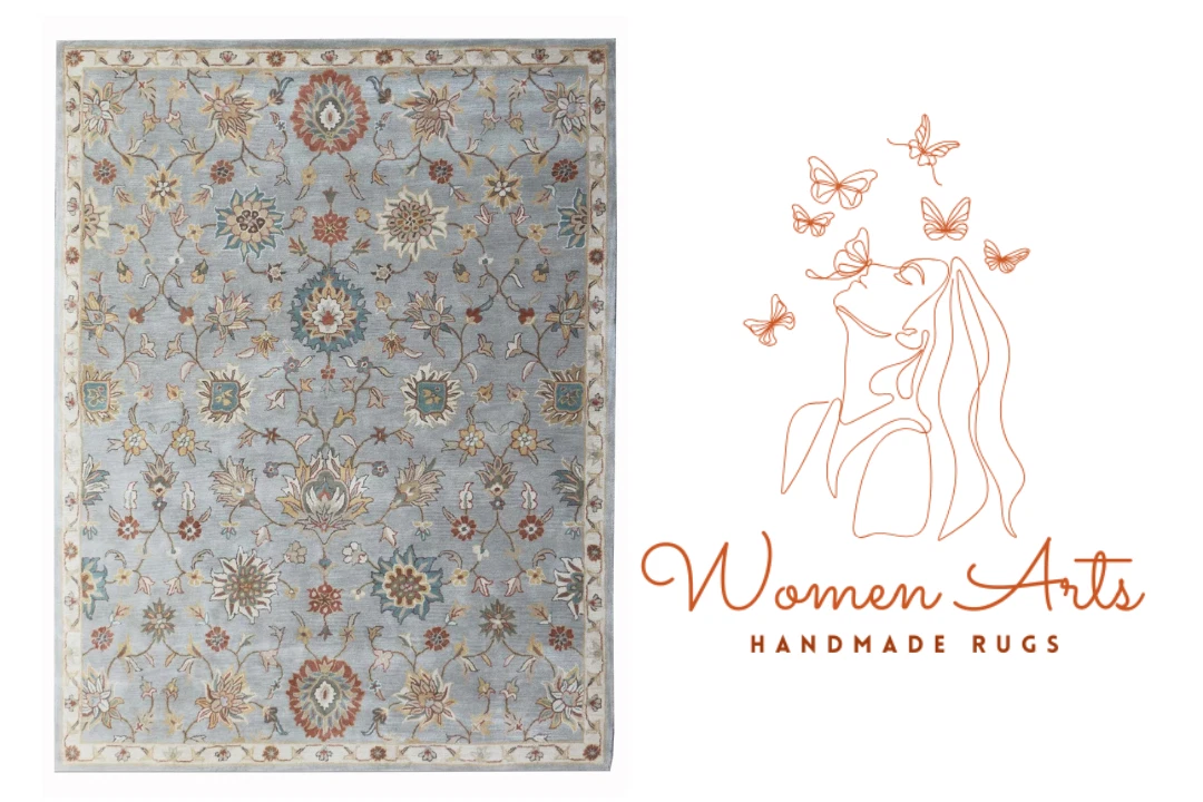 Devline a 9' X 12'Area Rug Handcrafted Motif Floral Design Oriental ...