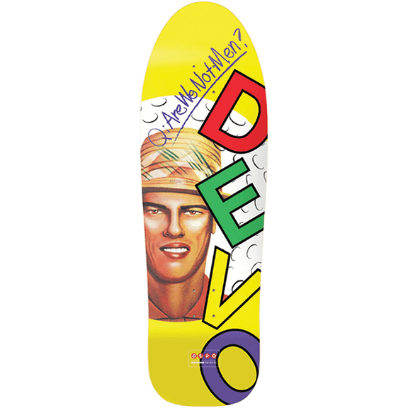 Devo Are We Not Men? Are We Not Men? Skateboard Deck 9.75x31