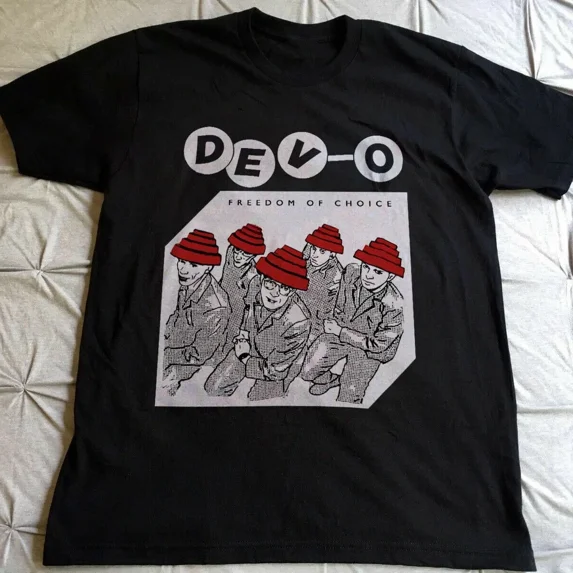 Devo Freedom of Choice T-shirt Black Unisex All Sizes S-5Xl