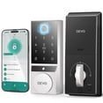 thumbnail image 1 of Devo G2 Fingerprint Smart Door Lock, Keyless Entry Door Lock, App Control, Smart Locks for Front Door, Smart Deadbolt Lock, Built-in Bluetooth, Touchscreen Keypad, 8 Months Battery, IP54 Waterproof, 1 of 3