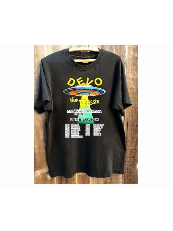 Devo The B-52'S Cosmic De-Evolution Tour 2025 Unisex Shirt Hot Trending Shirt Music Tour Concert Shirt