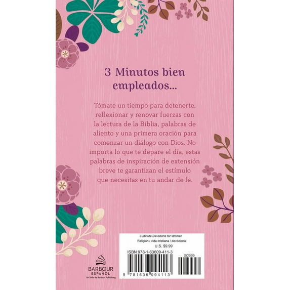 Devocionales De 3 Minutos Para Mujeres: A Heartfelt Daily Guidebook