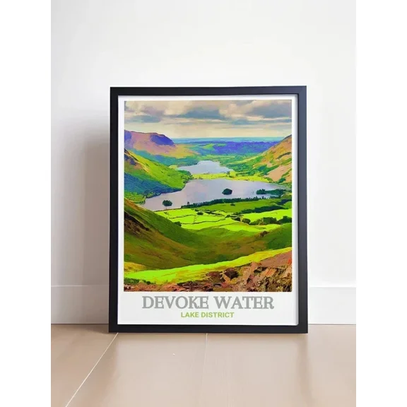 Devoke Water Travel Poster Rough Crag Decor Rough Crag Poster Home Decor Office Wall Art