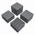 thumbnail image 1 of Devoko 44 Pack Interlocking Deck Tiles, 12x12 Inch Waterproof Plastic Patio Floor Tiles, Snap Lock Outdoor Flooring for Balcony Pool Garden, Gray, 1 of 7