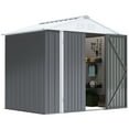thumbnail image 1 of Devoko 6×8 ft.Patio Metal Shed, Lockable Garden Shed for Outdoor Backyard Patio Storage, 1 of 7