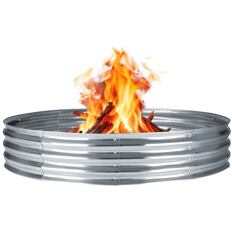 Devoko 60" Outdoor Fire Pit Wood Burning Fire
