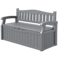 thumbnail image 1 of Devoko 82 Gallon Storage Patio Bench and Deck Box Organization Storage Combi for Patio, Garden, 1 of 7