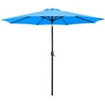 thumbnail image 1 of Devoko 9FT Patio Umbrella Outdoor Table Umbrella with 8 Sturdy Ribs, Blue, 1 of 7