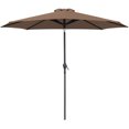thumbnail image 1 of Devoko  9FT Patio Umbrella Outdoor Table Umbrella with 8 Sturdy Ribs, Brown, 1 of 7