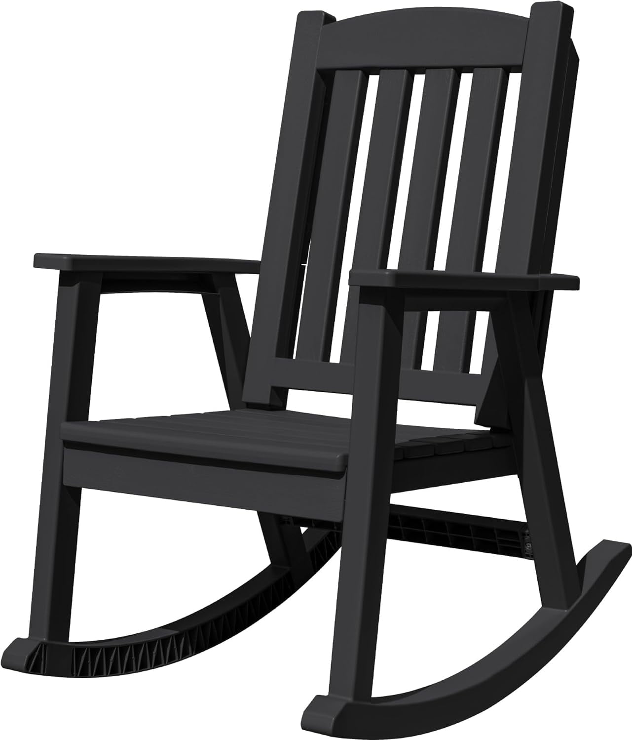 Devoko PP Material Rocking Chair Outdoor Indoor All Weather High Back ...