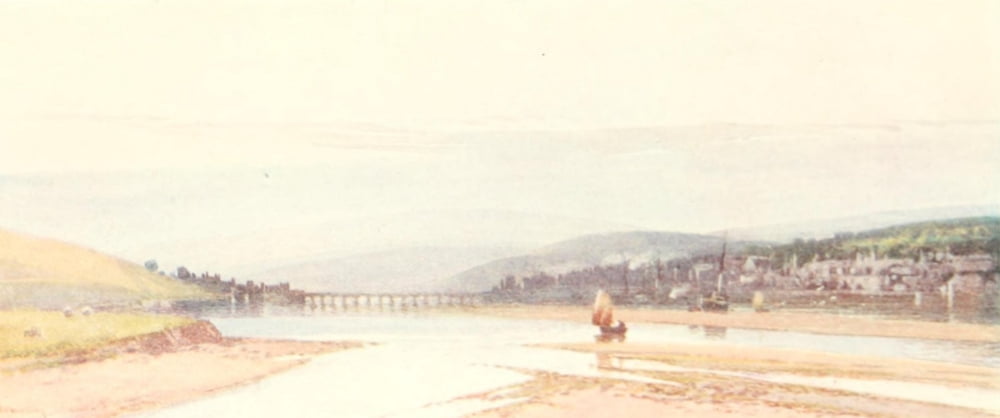 Devon 1913 Bideford Canvas Art - Frederick J Widgery (18 x 24)