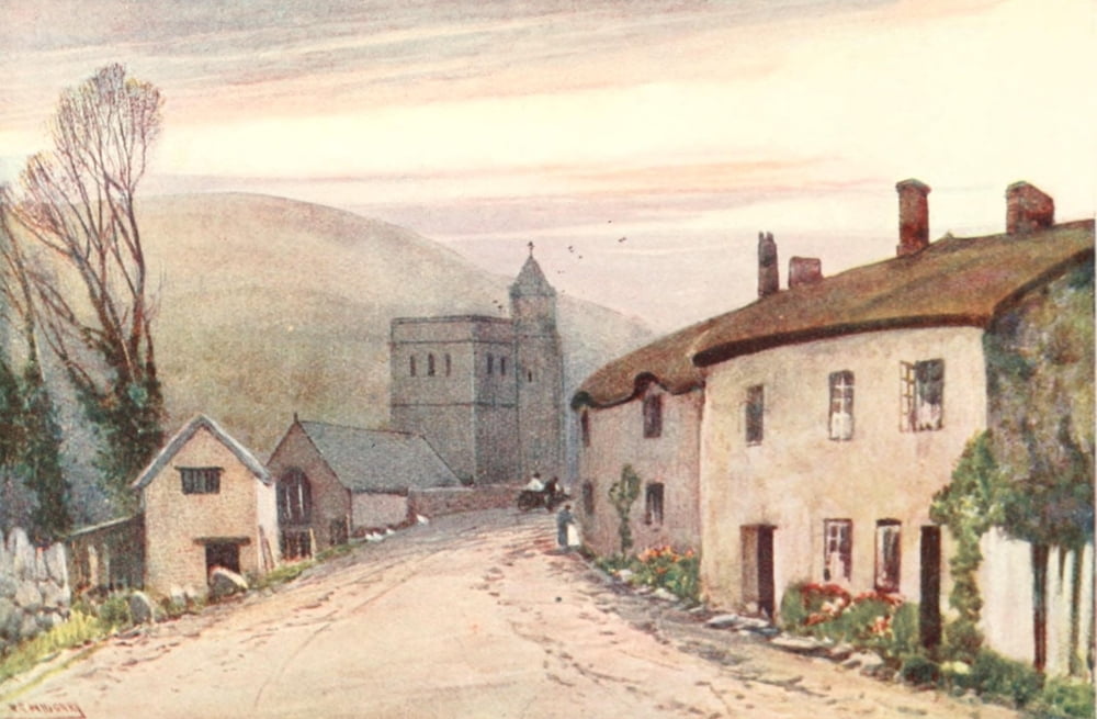 Devon 1913 Branscombe Canvas Art - Frederick J Widgery (18 x 24)