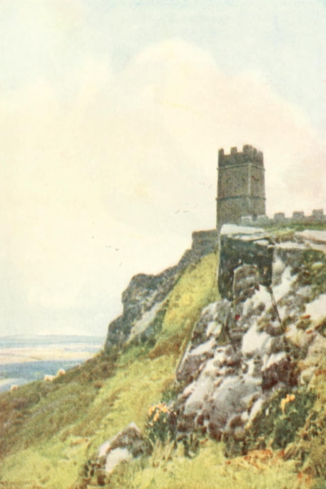 Devon 1913 Brent Tor Canvas Art - Frederick J Widgery (24 x 36)