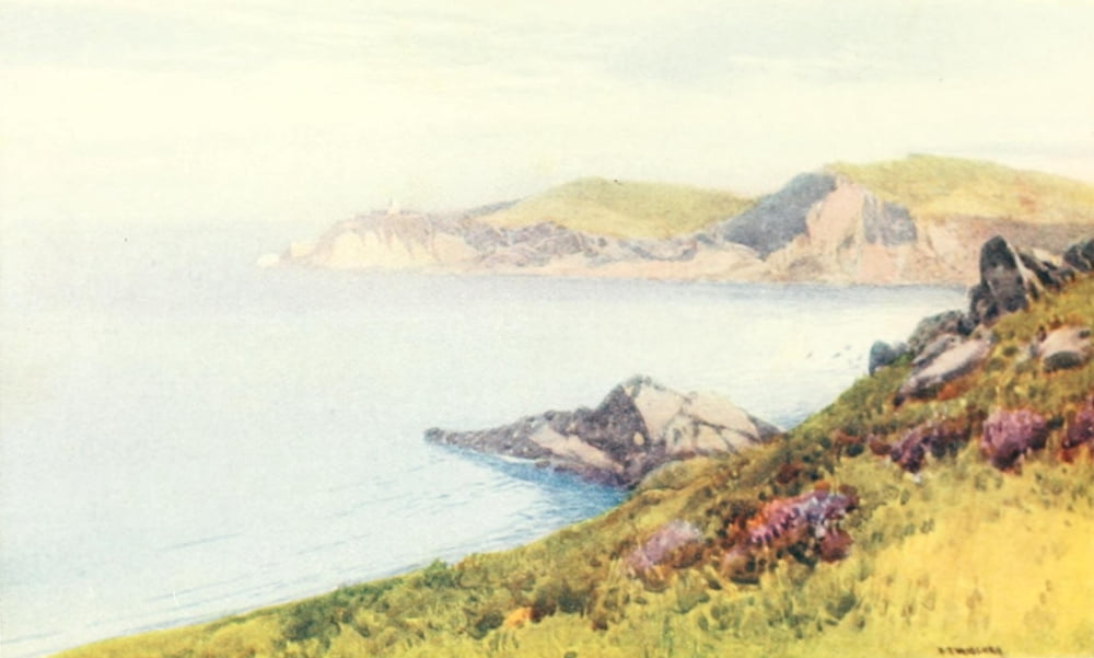 Devon 1913 Bull Point Morthoe Canvas Art - Frederick J Widgery (24 x 36)