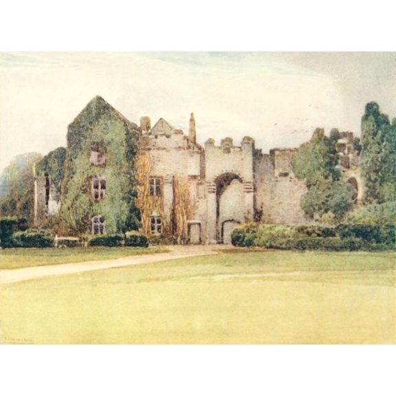 Devon 1913 Compton Castle Poster Print by Frederick J. Widgery (24 x 36)