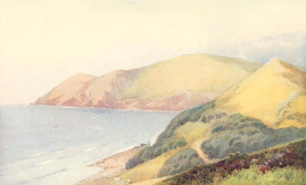 Devon 1913 Countisbury Foreland Canvas Art - Frederick J Widgery (24 x 36)