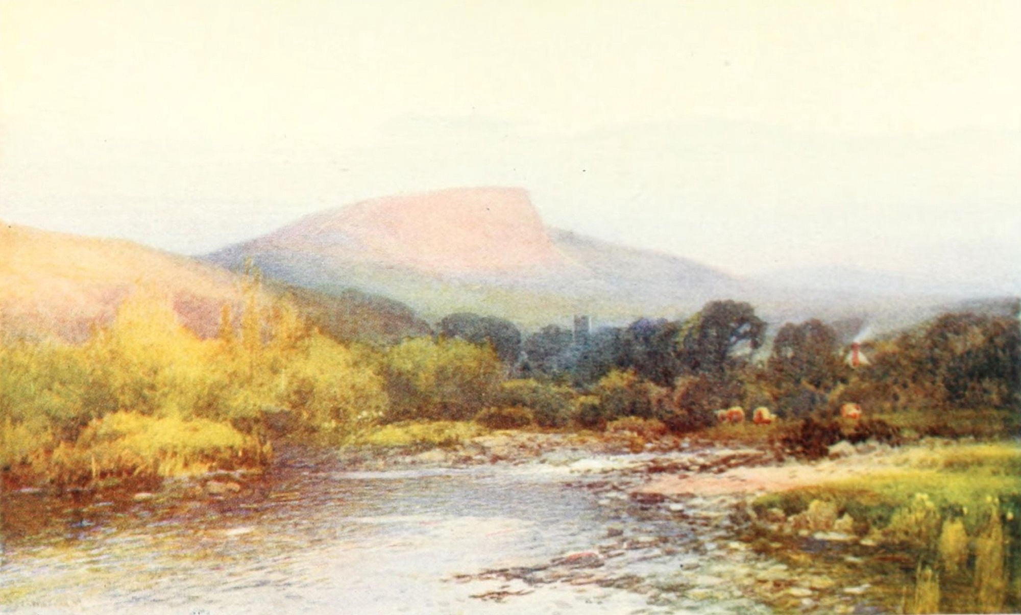 Devon 1913 Sheepstor Canvas Art - Frederick J Widgery (18 x 24)