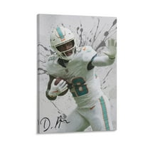 Devon Achane Canvas Poster Canvas Poster Wall Art Picture Prints Hanging Photo Gift Decor Home Posters Artworks 12x18inch(30x45cm)