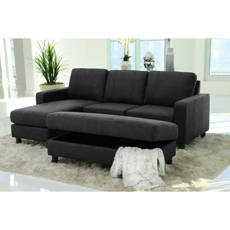 Reversible sectional with ottoman online