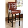 thumbnail image 1 of Devon & Claire Empire Bonded Leather Bar Stool, Multiple Colors, 1 of 4