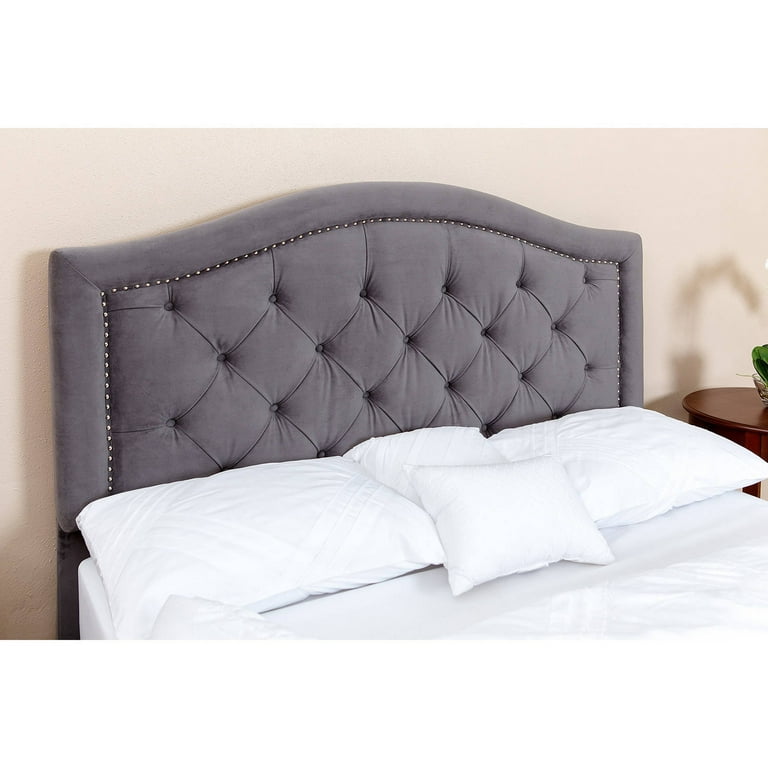 Devon Claire Knoxville Tufted Velvet Headboard Multiple Colors Walmart