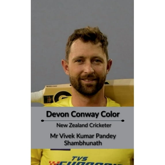 Devon Conway Color: New Zealand Cricketer, (Paperback)