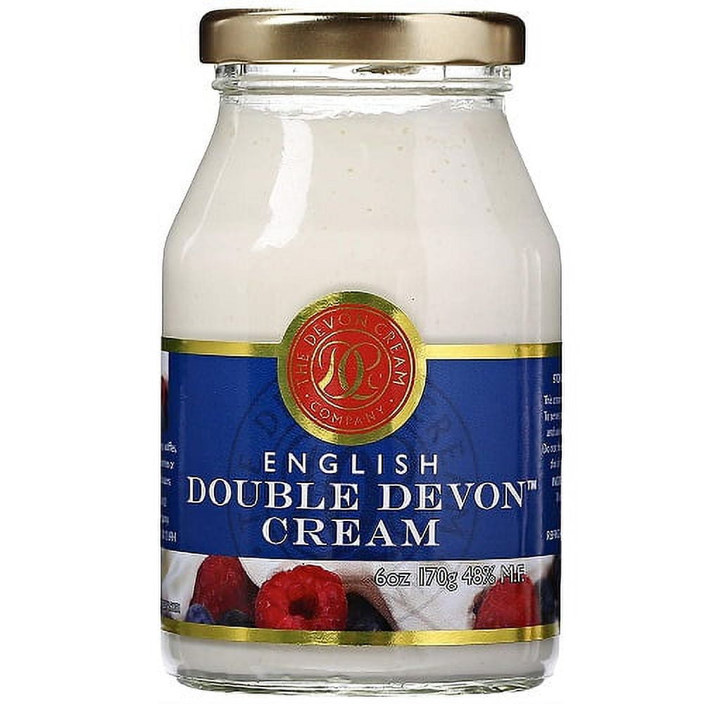 Devon Cream Company - English Double Cream 6oz (Pack of 4)