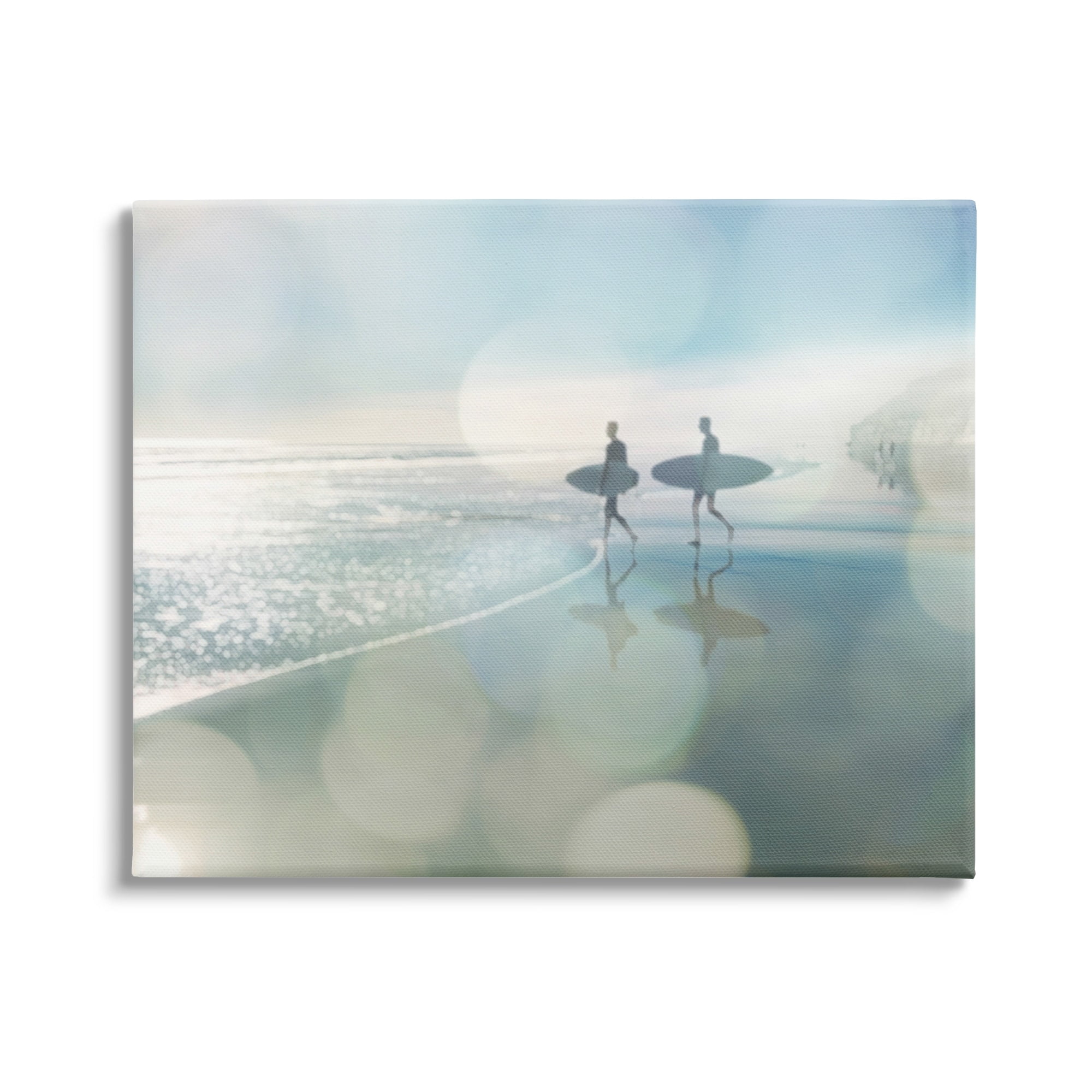 Stupell Industries Wet Sand Sea Surf Sport Fleeting Bokeh Effect ,40 x 30, Design by Devon Davis