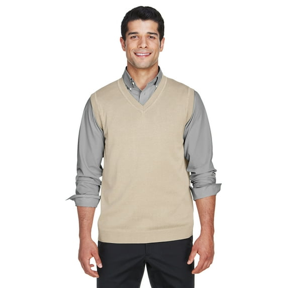 Devon & Jones Adult V-Neck Vest