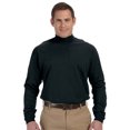 thumbnail image 1 of Devon & Jones Classic Devon & Jones Sueded Cotton Jersey Mock Turtleneck - Black - X-Small, 1 of 1