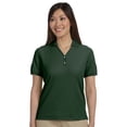 thumbnail image 1 of Devon & Jones Classic Devon & Jones Women'S Pima Pique Short-Sleeve Y-Collar Polo Shirt - Forest - Xxx-Large, 1 of 1