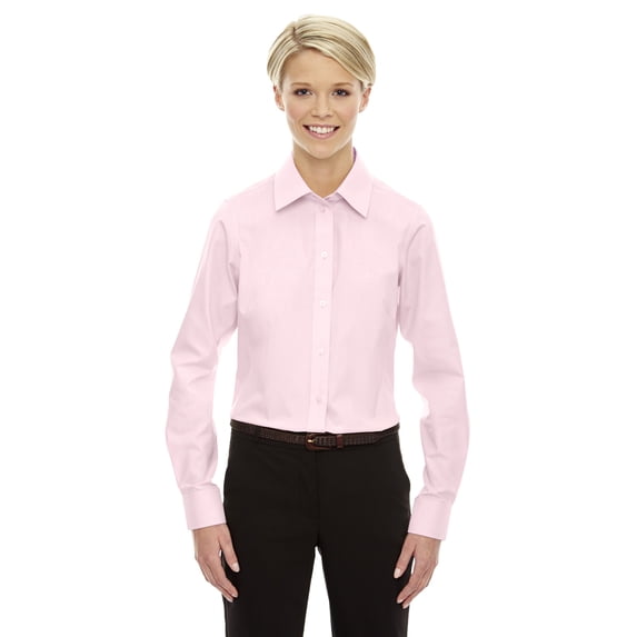 Devon & Jones Crown Collection Solid Oxford (D630W) Pink, 3XL