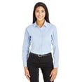 thumbnail image 1 of Devon & Jones CrownLux Performanceâ„¢ Ladies' Micro Windowpane Shirt - DG540W, 1 of 4