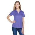 thumbnail image 1 of Devon & Jones DG20W Women's CrownLux Performance Plaited Polo-Grape-XL, 1 of 3
