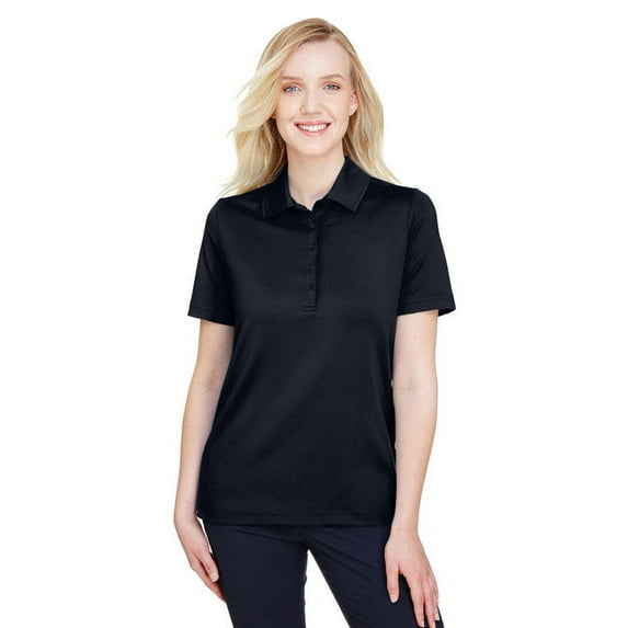 Devon & Jones DG21W Women's CrownLux Performance Range Flex Polo-Black-2XL