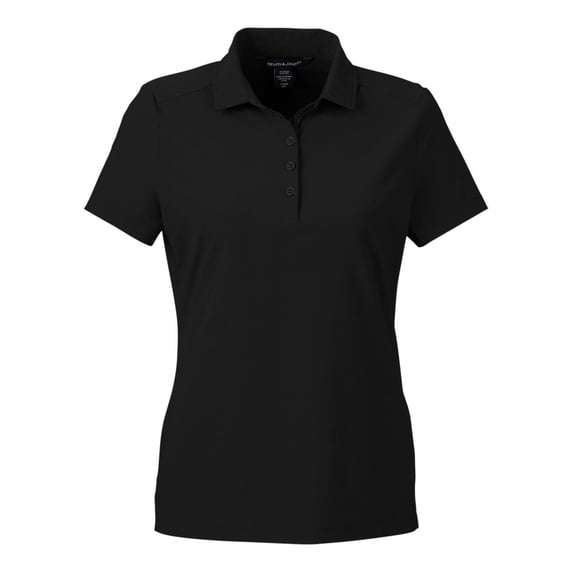 Devon & Jones DG110W Women's CrownLux Performance Windsor Welded Polo-Black-2XL