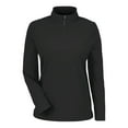 thumbnail image 1 of Devon & Jones DG410W Women's CrownLux Performance Windsor Welded Quarter-Zip Pullover-Black-L, 1 of 6