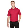 thumbnail image 1 of Devon & Jones DG22 Men's CrownLux Performance Address Mélange Polo-Red Heather-XL, 1 of 3