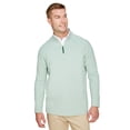 thumbnail image 1 of Devon & Jones CrownLux Performance? Men's Clubhouse Micro-Stripe Quarter-Zip - DG480, 1 of 3